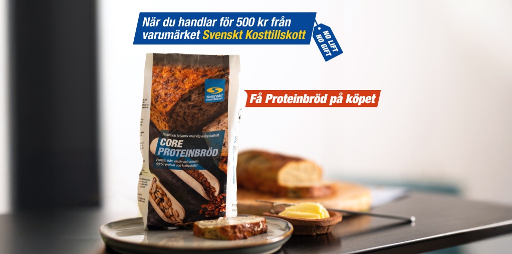 F gva nr du handlar fr 500 kr frn varumrket Svenskt Kosttillskott